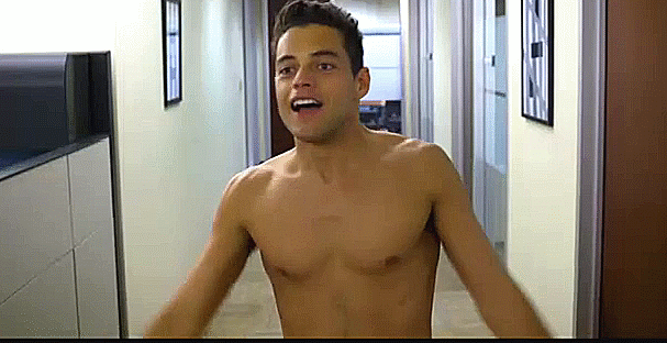 Rami Malek Gets Naked And Shows His Ass.
