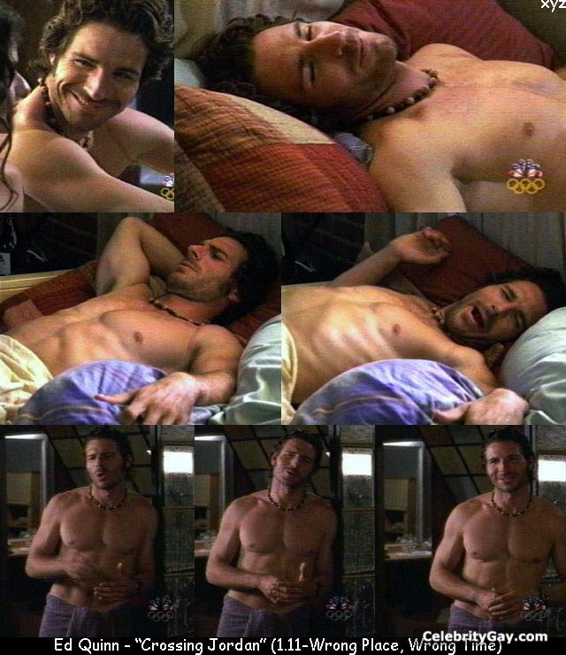 Ed Quinn shows his shirtless, naked body on Haven and Crossing Jordan. 