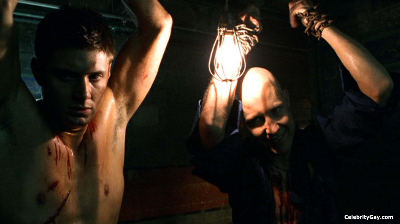 Jensen Ackles naked scenes from Supernatural. 