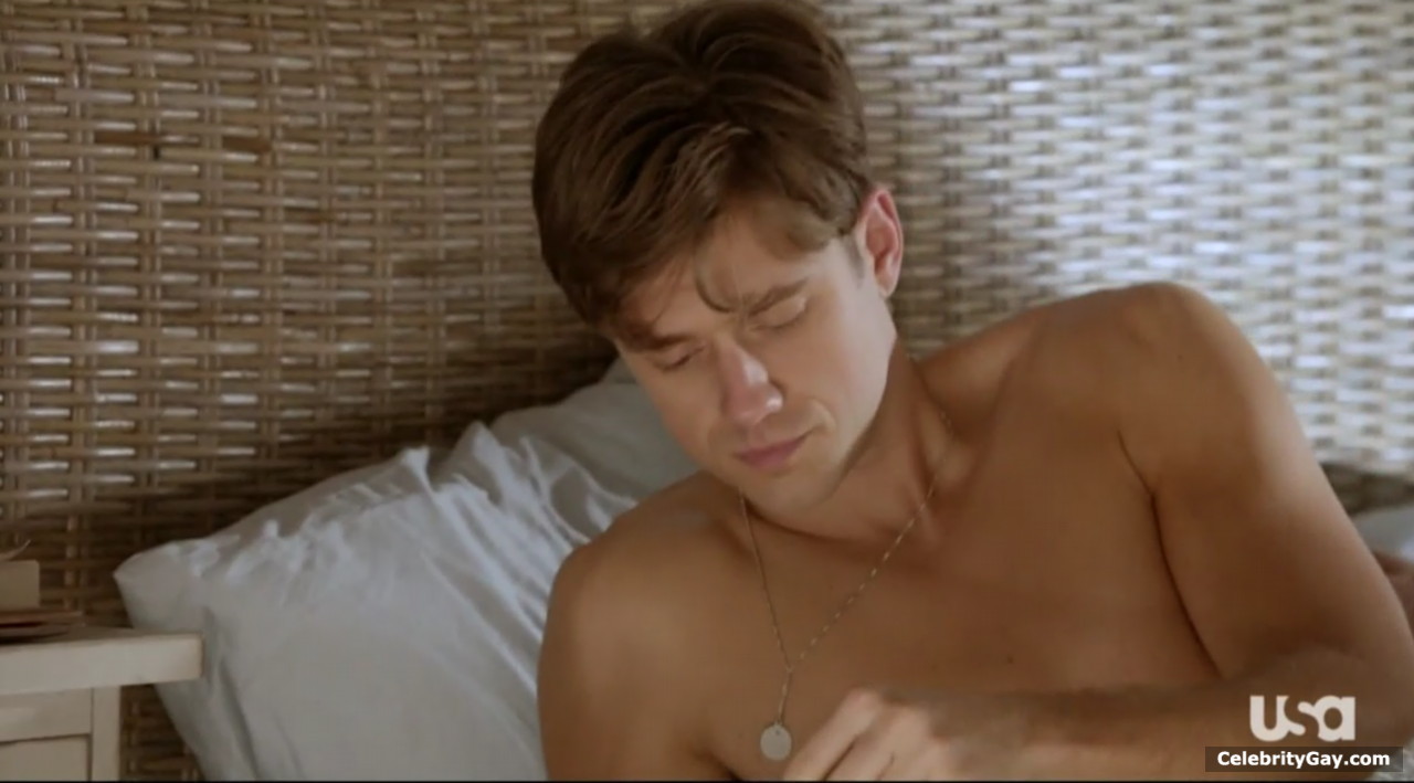 There are over 50 different pics showing Aaron Tveit in the nude and that’s...