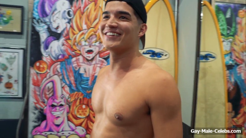 Naked Alex Wassabi pictures in high quality. 