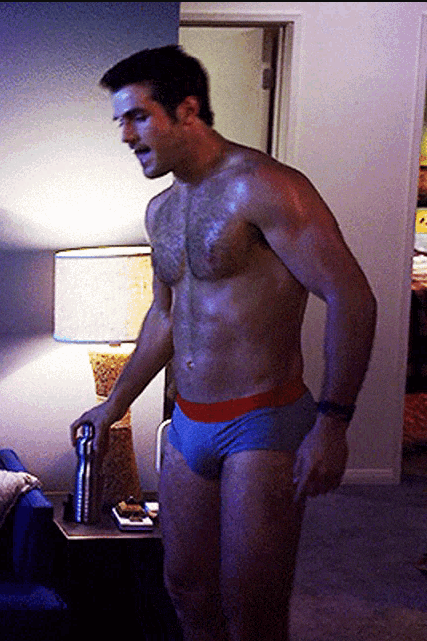 Sexy picture focusing on Beau Mirchoff. 