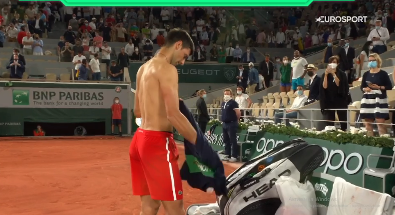 Novak Djokovic Shirtless (1 Photo)