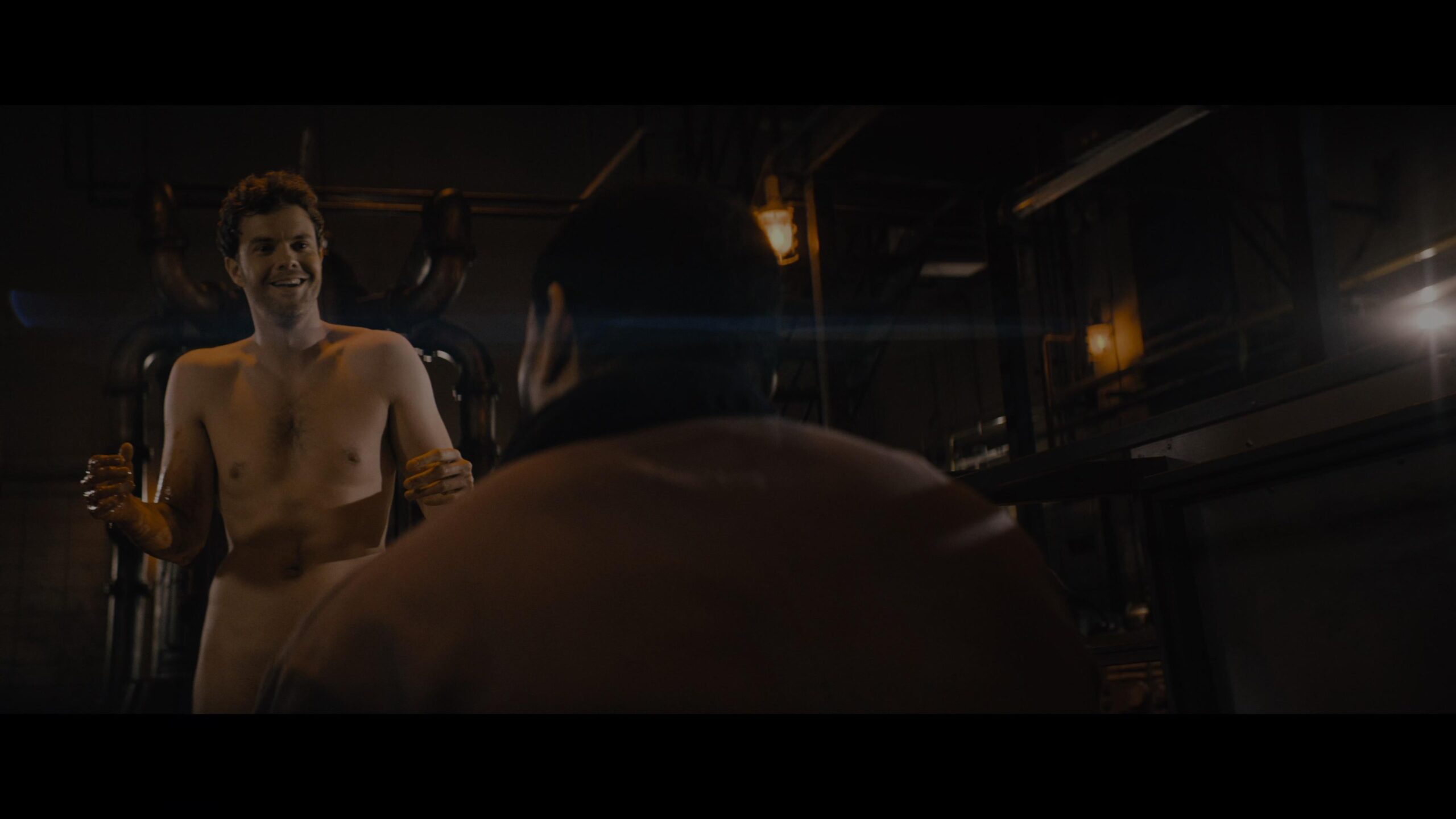 Naked screencaps of Jack Quaid. 