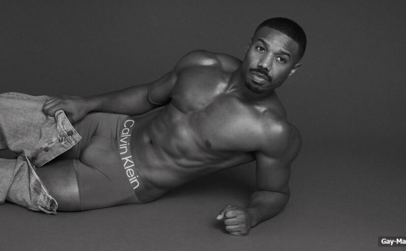 Michael B Jordan Posing In Sexy Calvin Klein’s Underwear