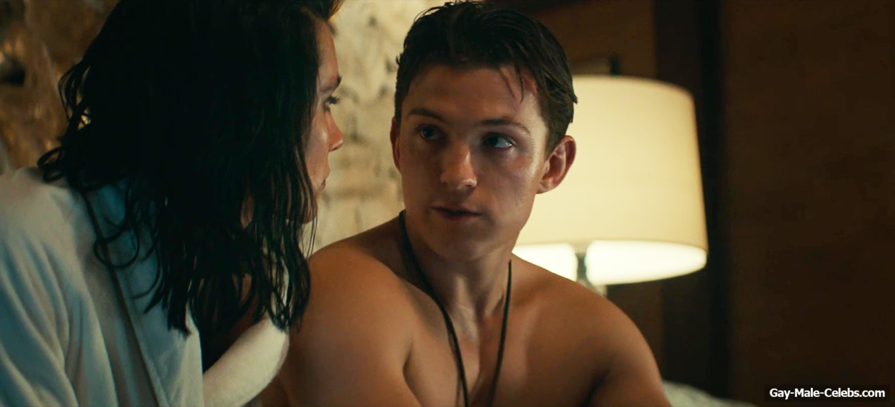 Tom Holland Shirtless And Sexy in Uncharted