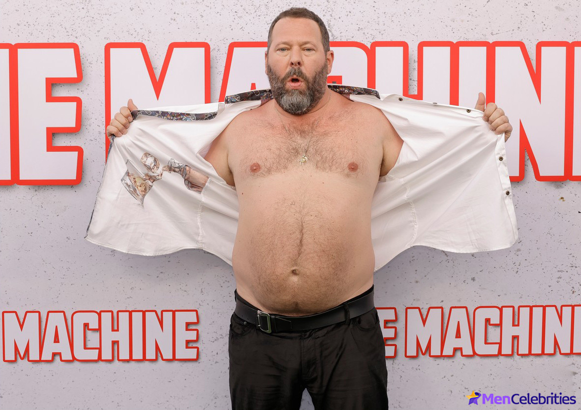 Bert Kreischer strips down to the waist at ‘The Machine’ premiere