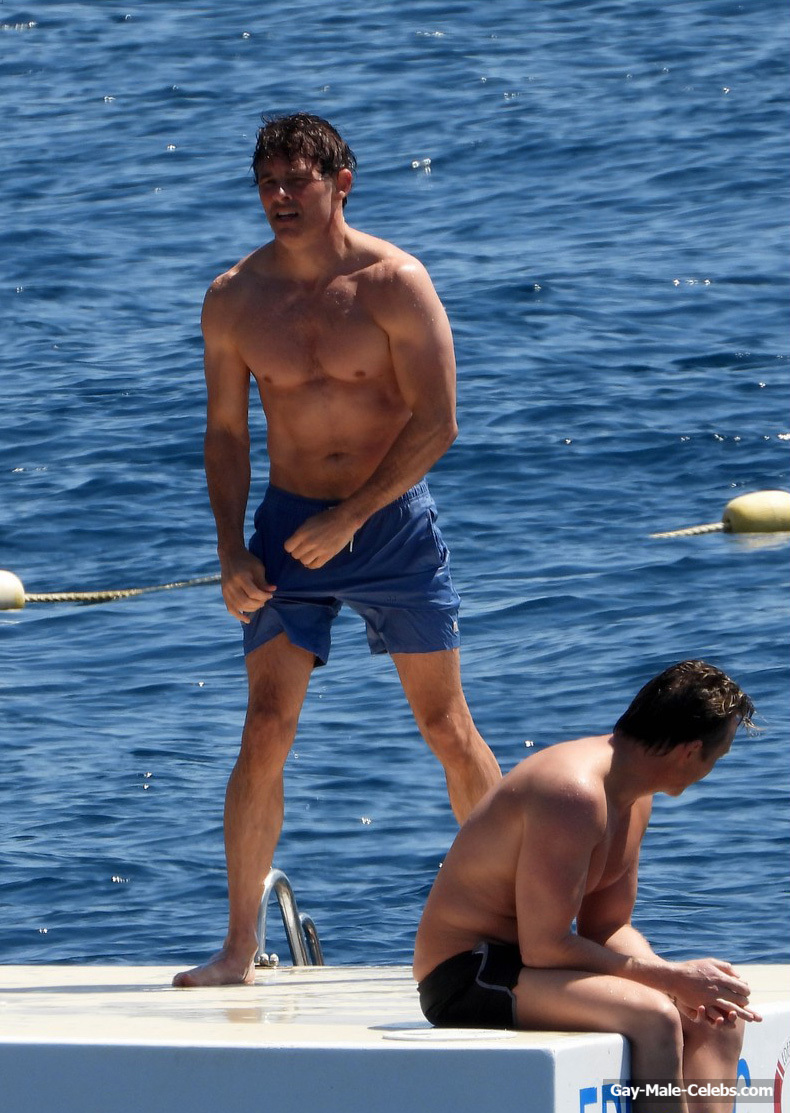 James Marsden Shirtless in South Of France