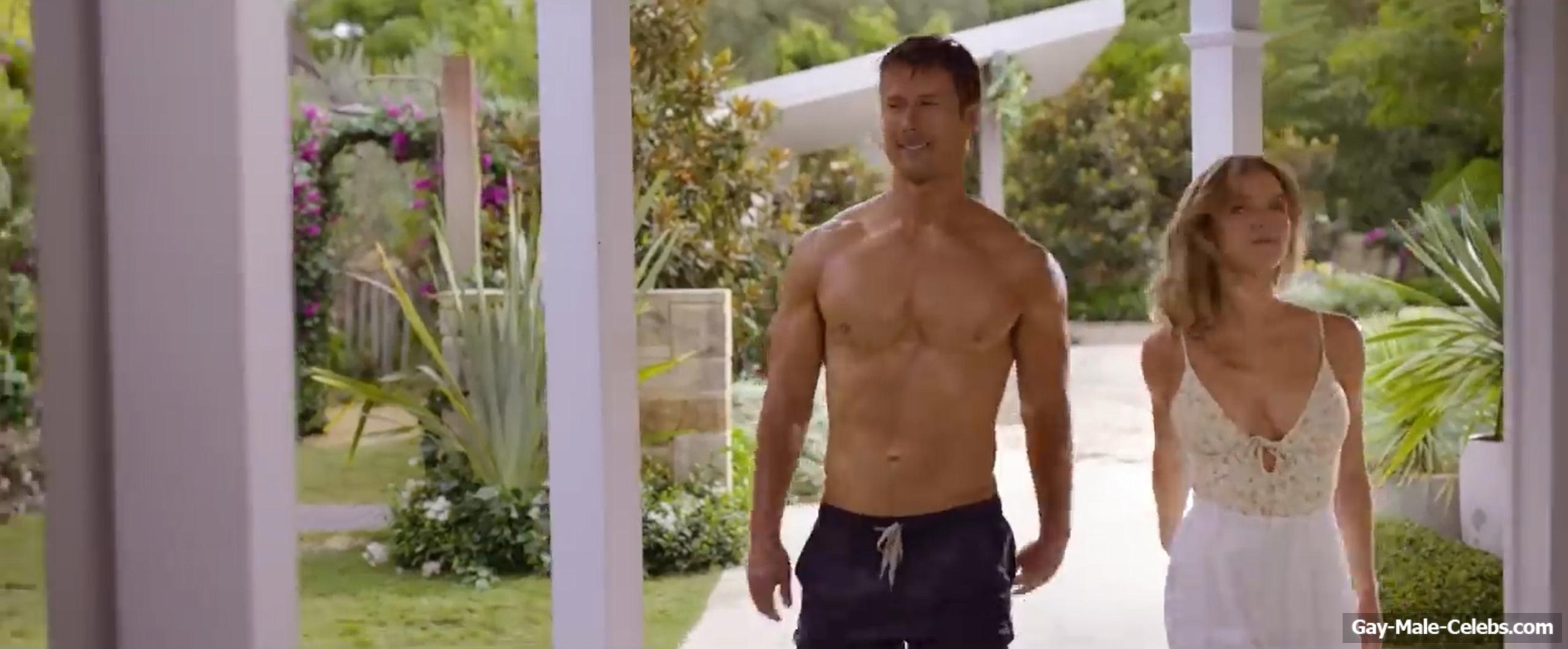 Glen Powell Nude Butt in Anyone But You