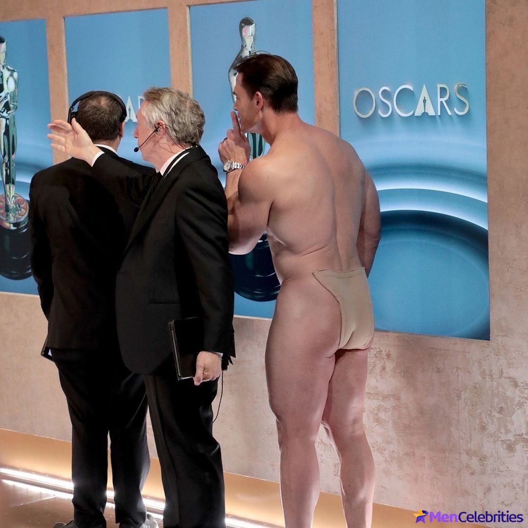 John Cena’s Swift Shift from Nude to Toga at Oscars