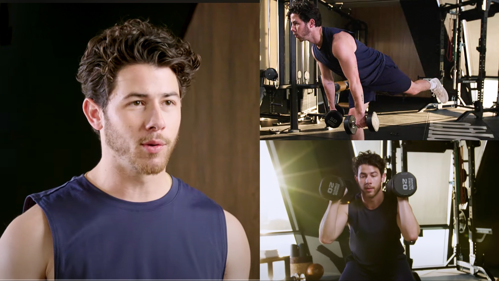 🔴 Nick Jonas Shows His Muscle Body During Workout