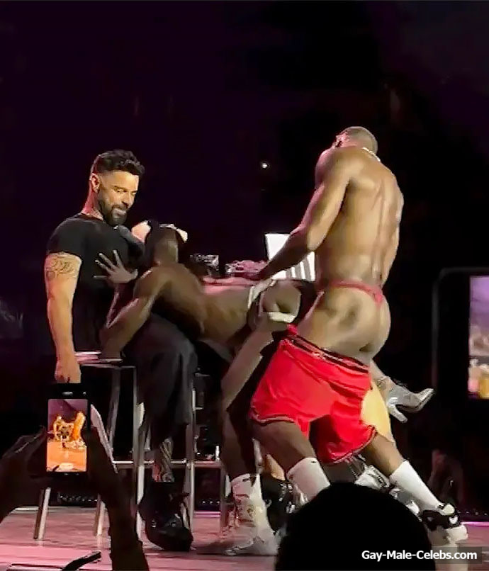 Ricky Martin Erect Penis Oops