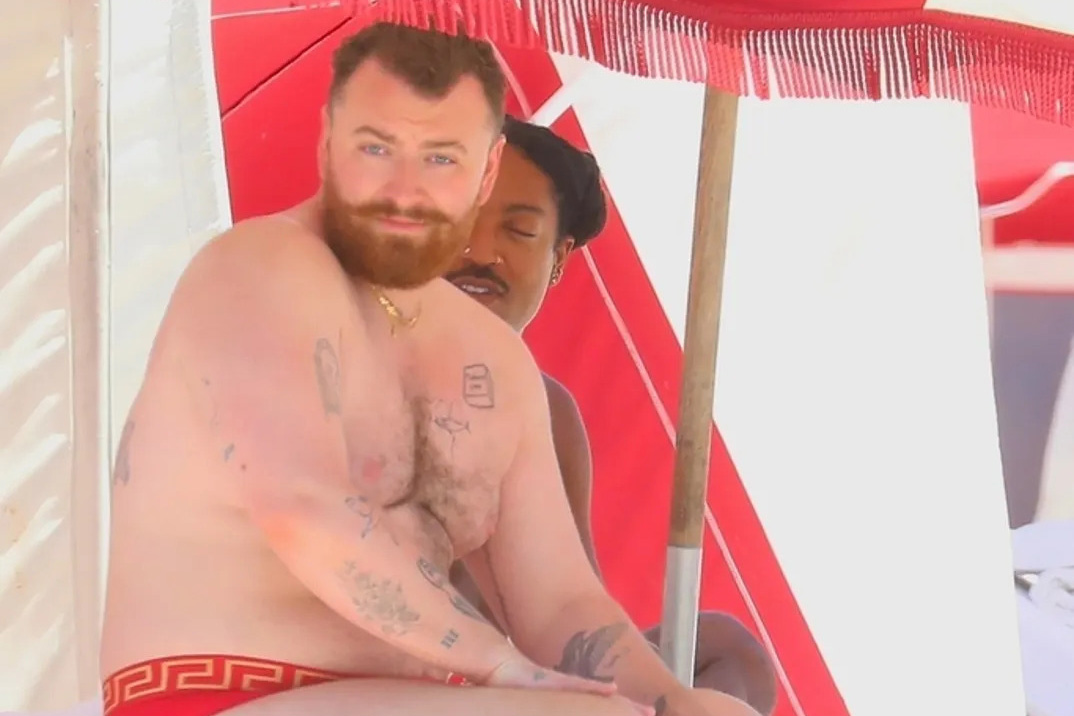 Sam Smith Shirtless And Tiny  <a href=