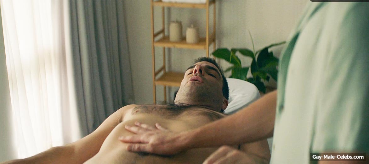 Zachary Quinto Nude And Jerk Off in Down Low