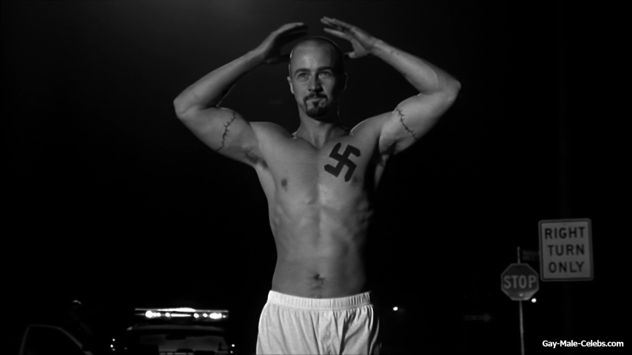 Edward Norton Exposed His Celeb Cock in American History X