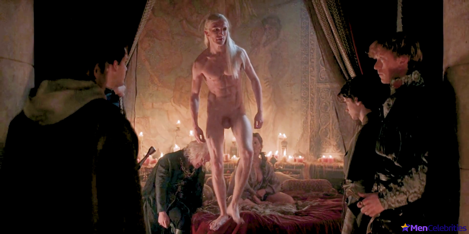 Ewan Mitchell Exposed Penis Uncensored in House Of The Dragon