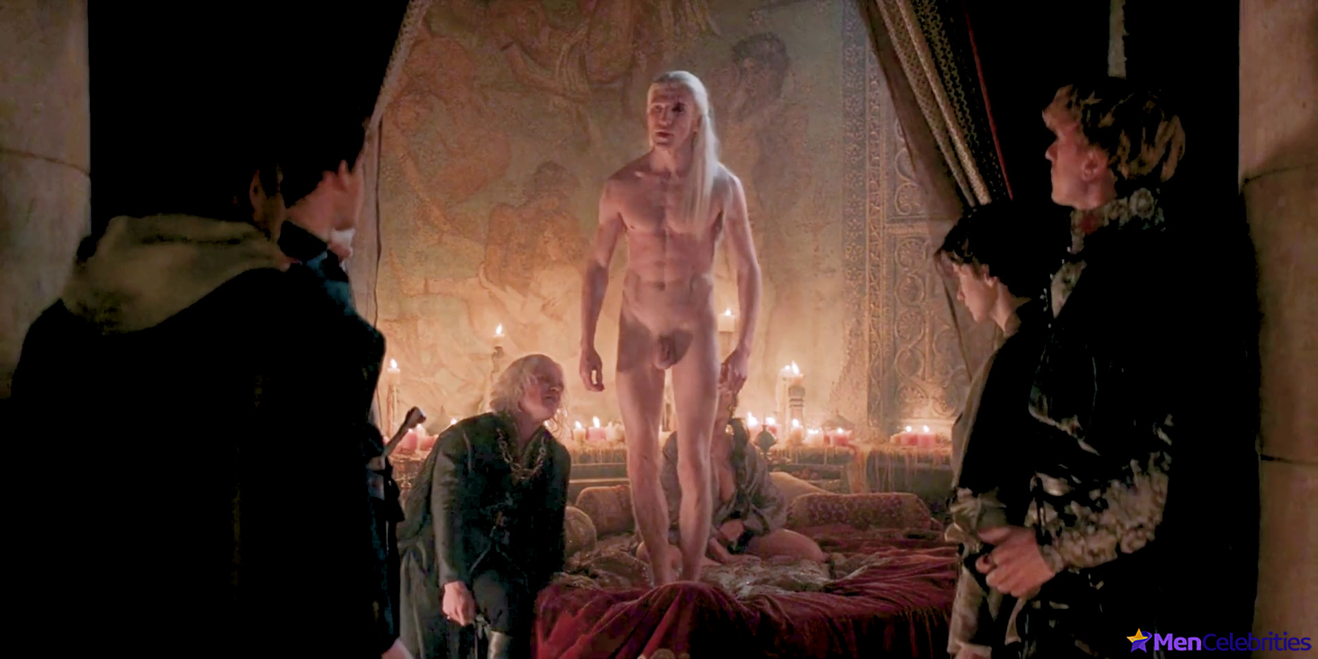 Ewan Mitchell Exposed Penis Uncensored in House Of The Dragon