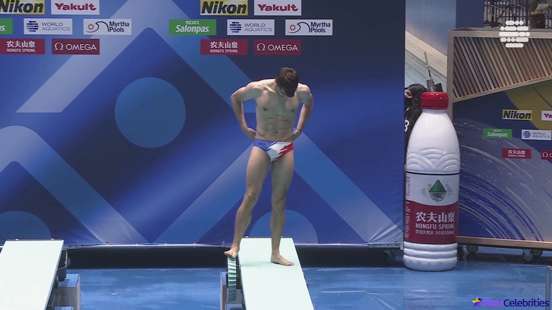 French Olympic Diver Jules Bouyer Sets Internet Ablaze with His Bulge!