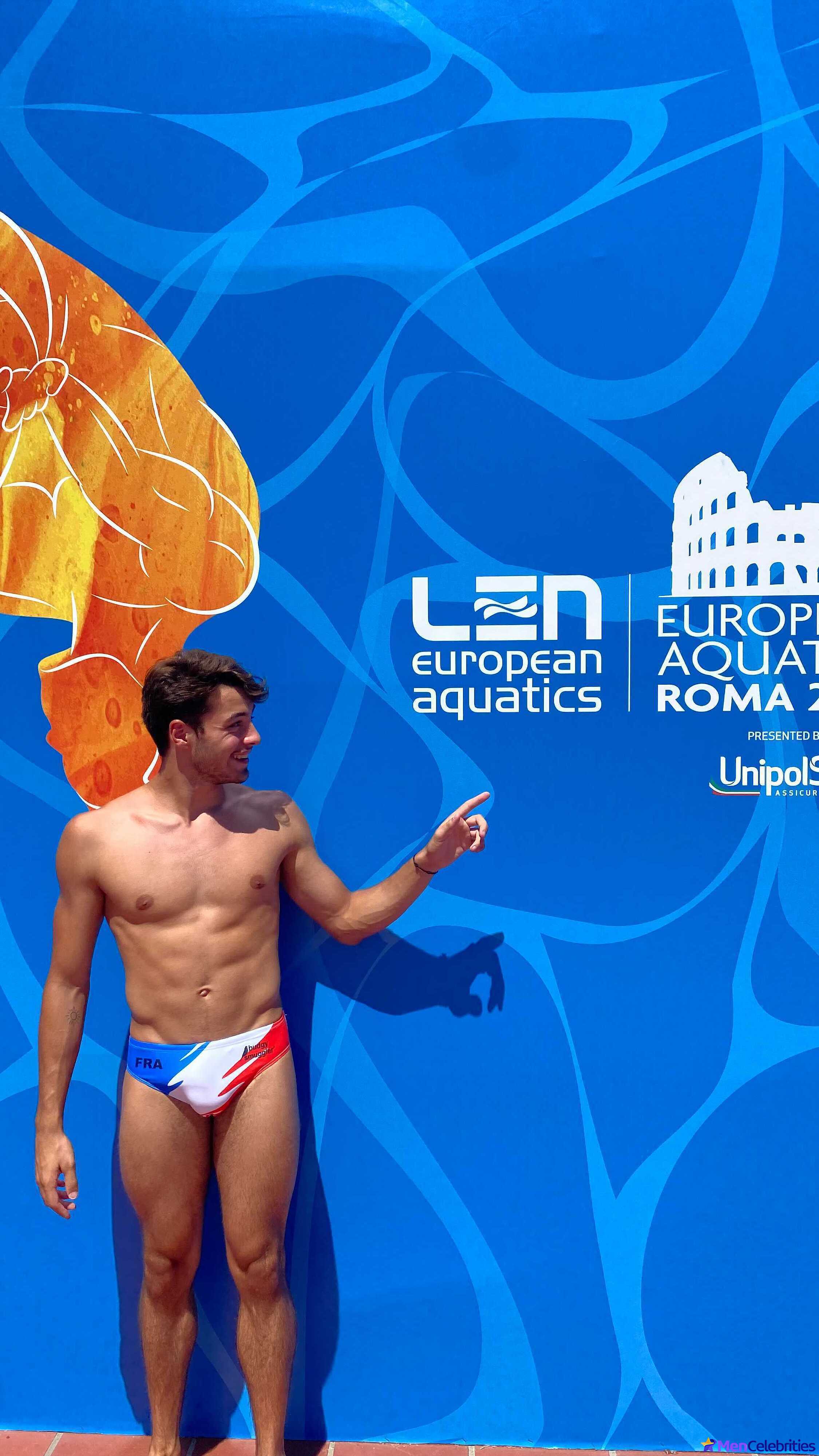 French Olympic Diver Jules Bouyer Sets Internet Ablaze with His Bulge!