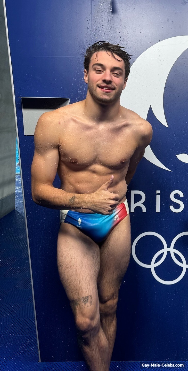 Jules Bouyer Big Bulge In Speedo Moment