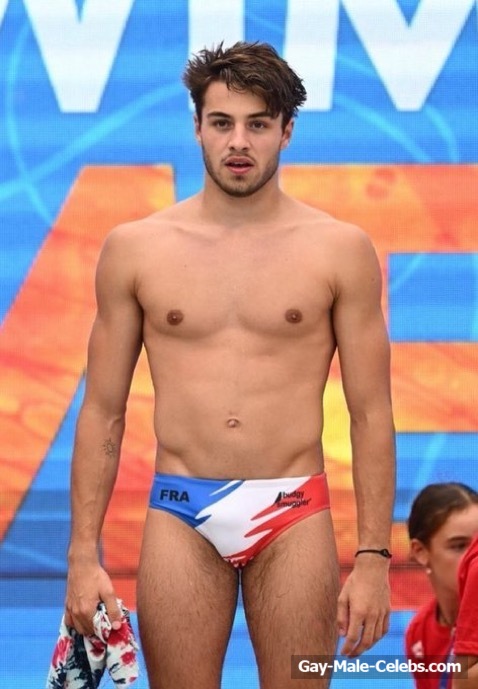 Jules Bouyer Big Bulge In Speedo Moment