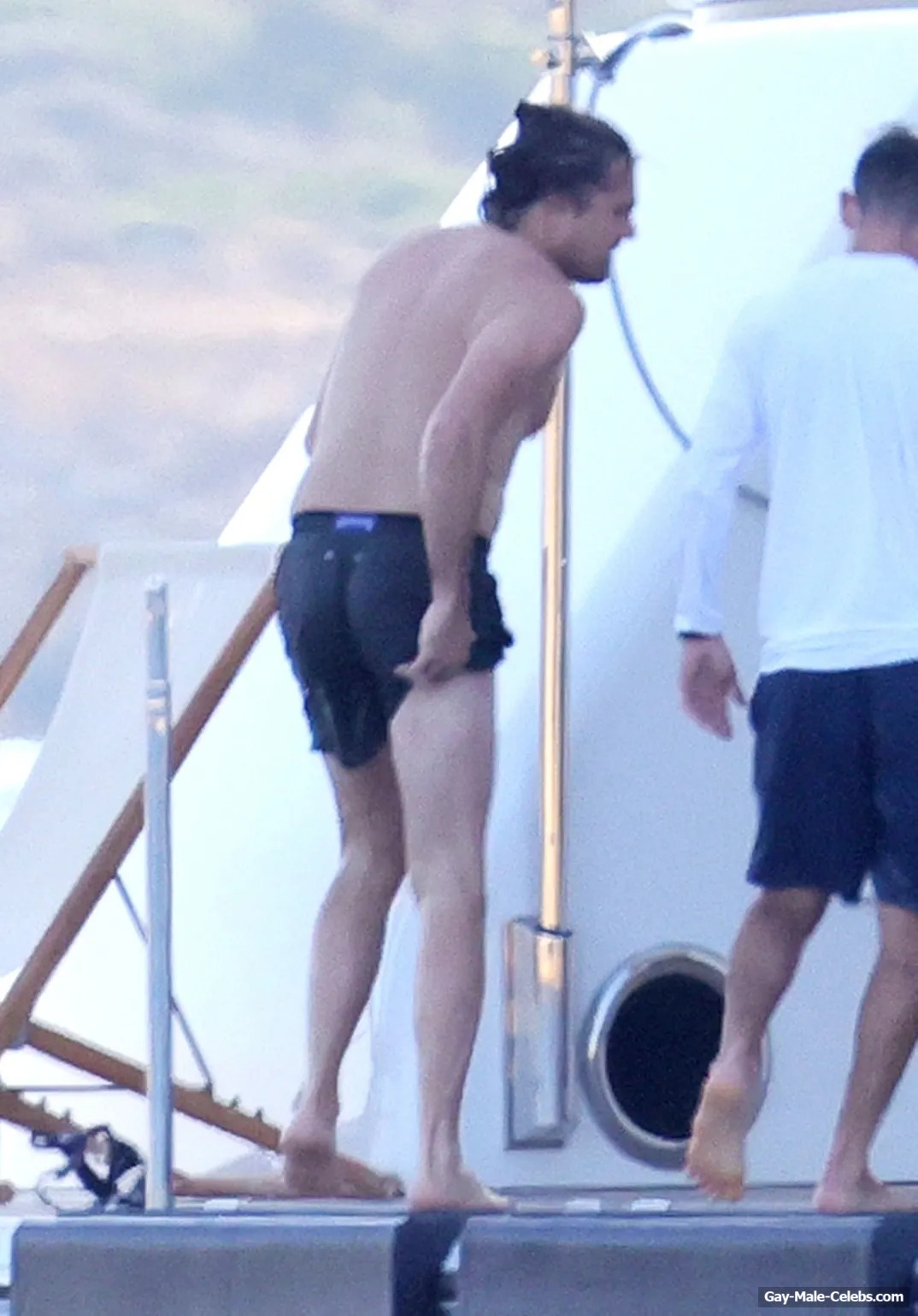 Leonardo DiCaprio Nude Torso On A Yacht