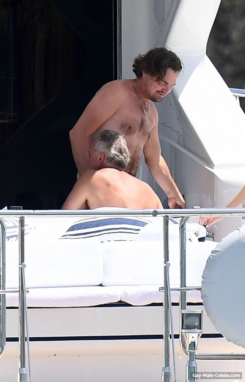 Leonardo DiCaprio Nude Torso On A Yacht