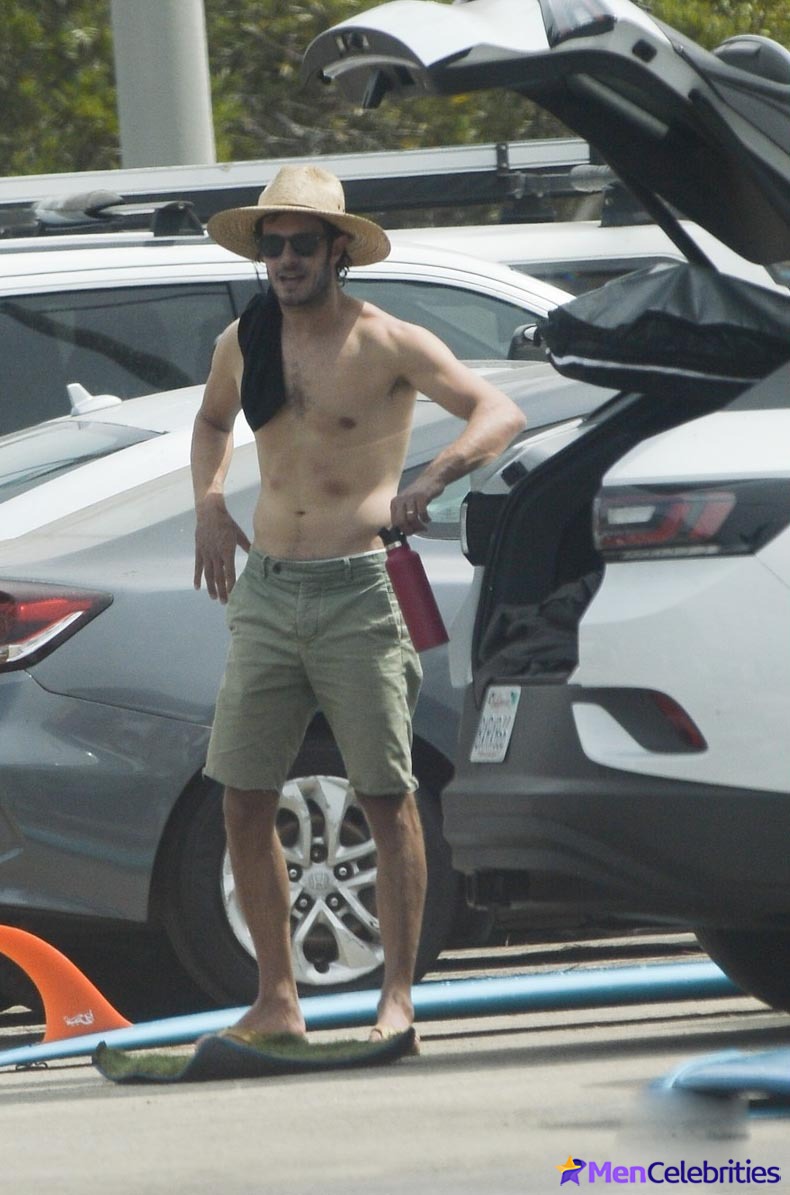 Adam Brody shirtless