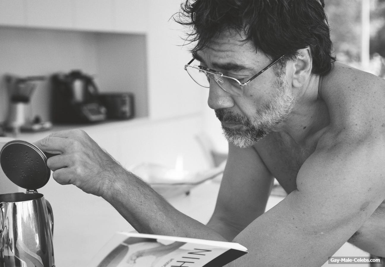 Javier Bardem Naked And Erotic Photoshoot