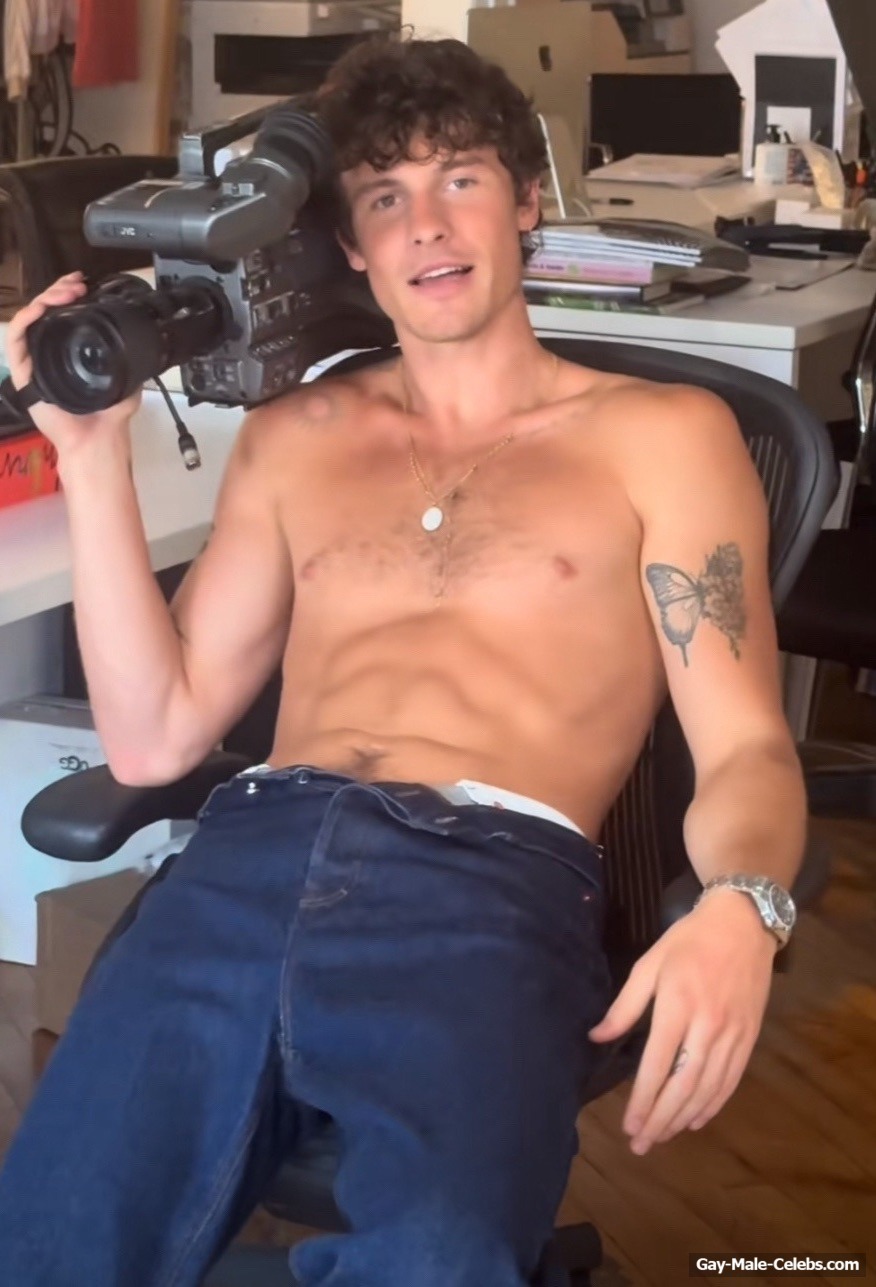 Shawn Mendes Naked Torso And Sexy for INTERVIEW