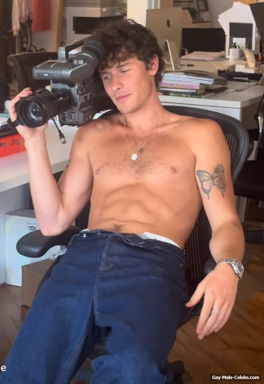 Shawn Mendes Naked Torso And Sexy for INTERVIEW