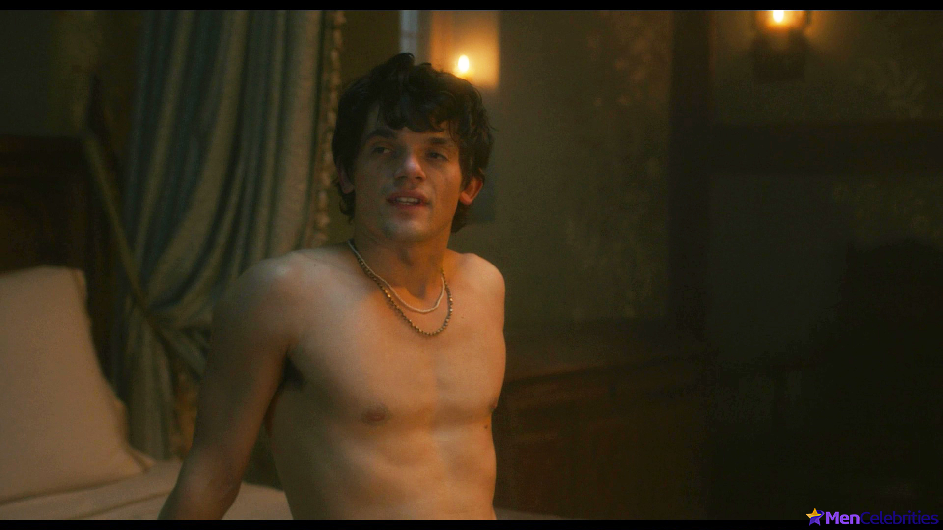 Edward Bluemel shirtless