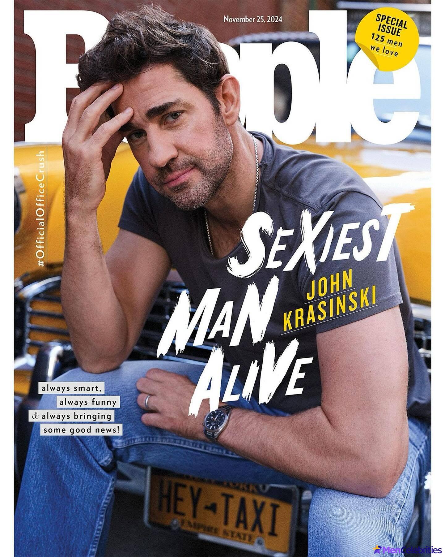 John Krasinski is People Magazine’s 2024 Sexiest Man Alive!