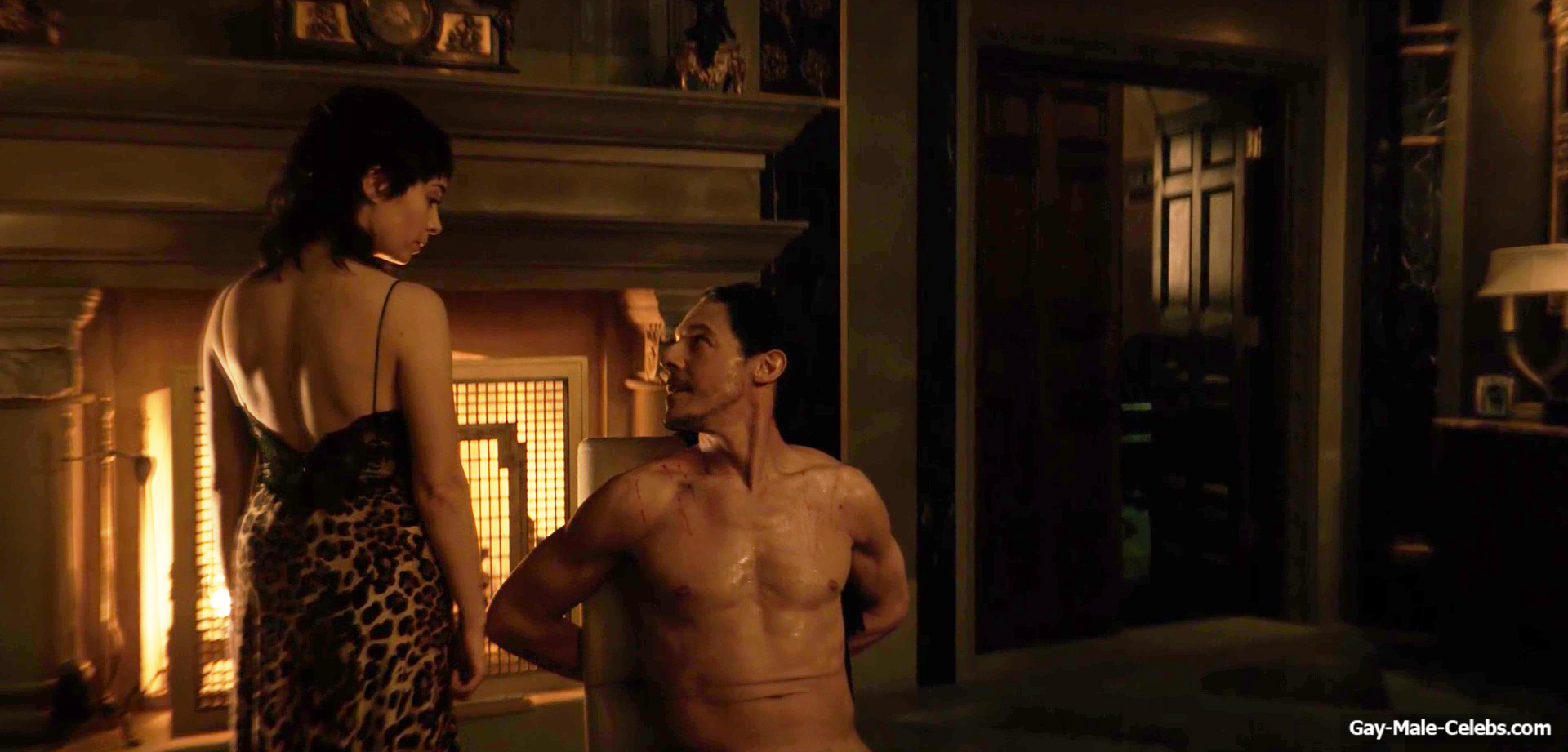 Theo Rossi shirtless