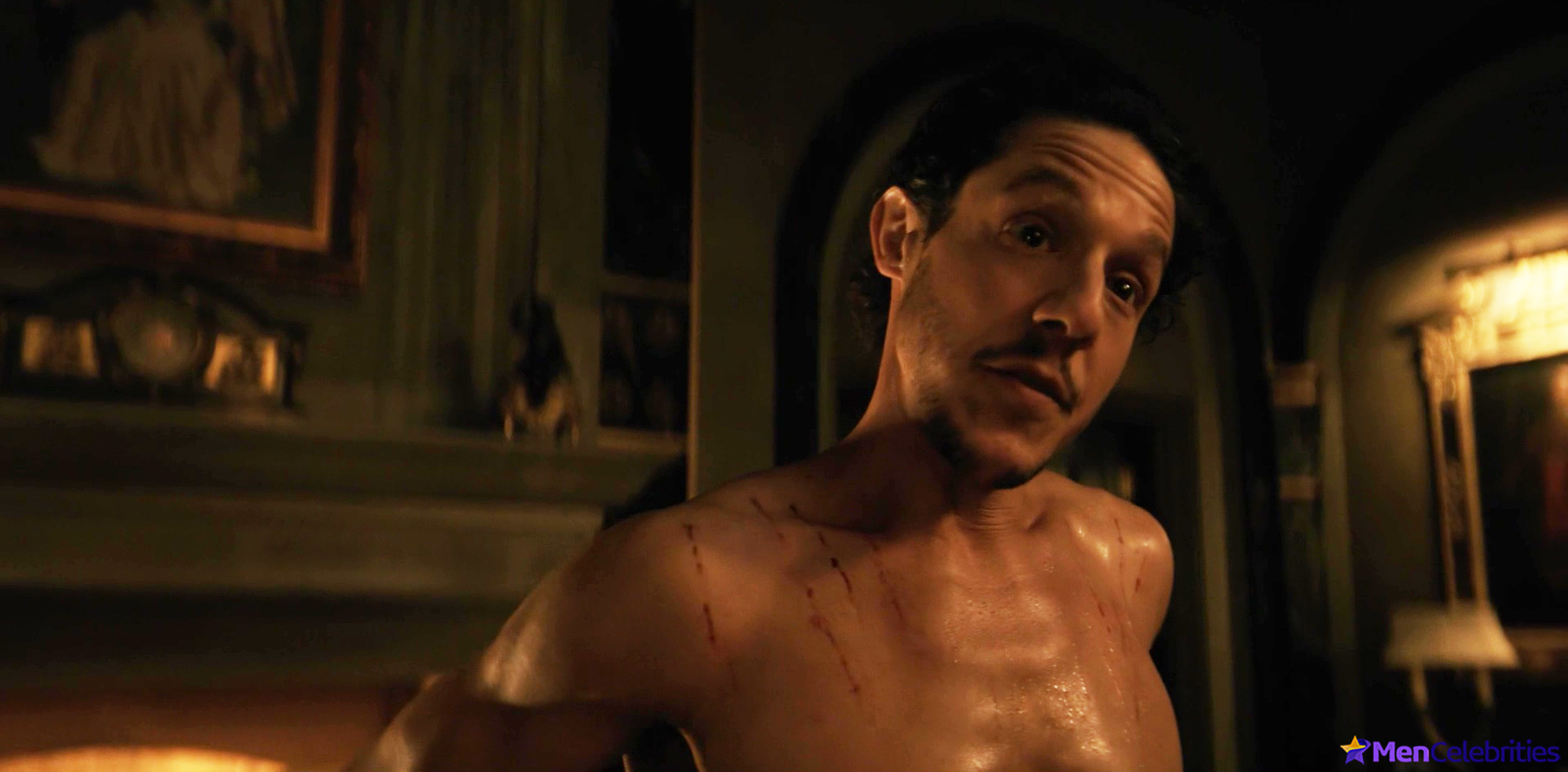 Theo Rossi shirtless