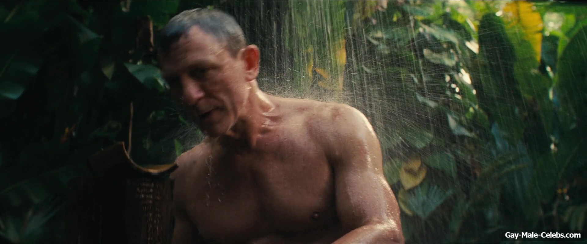 Daniel Craig in shower