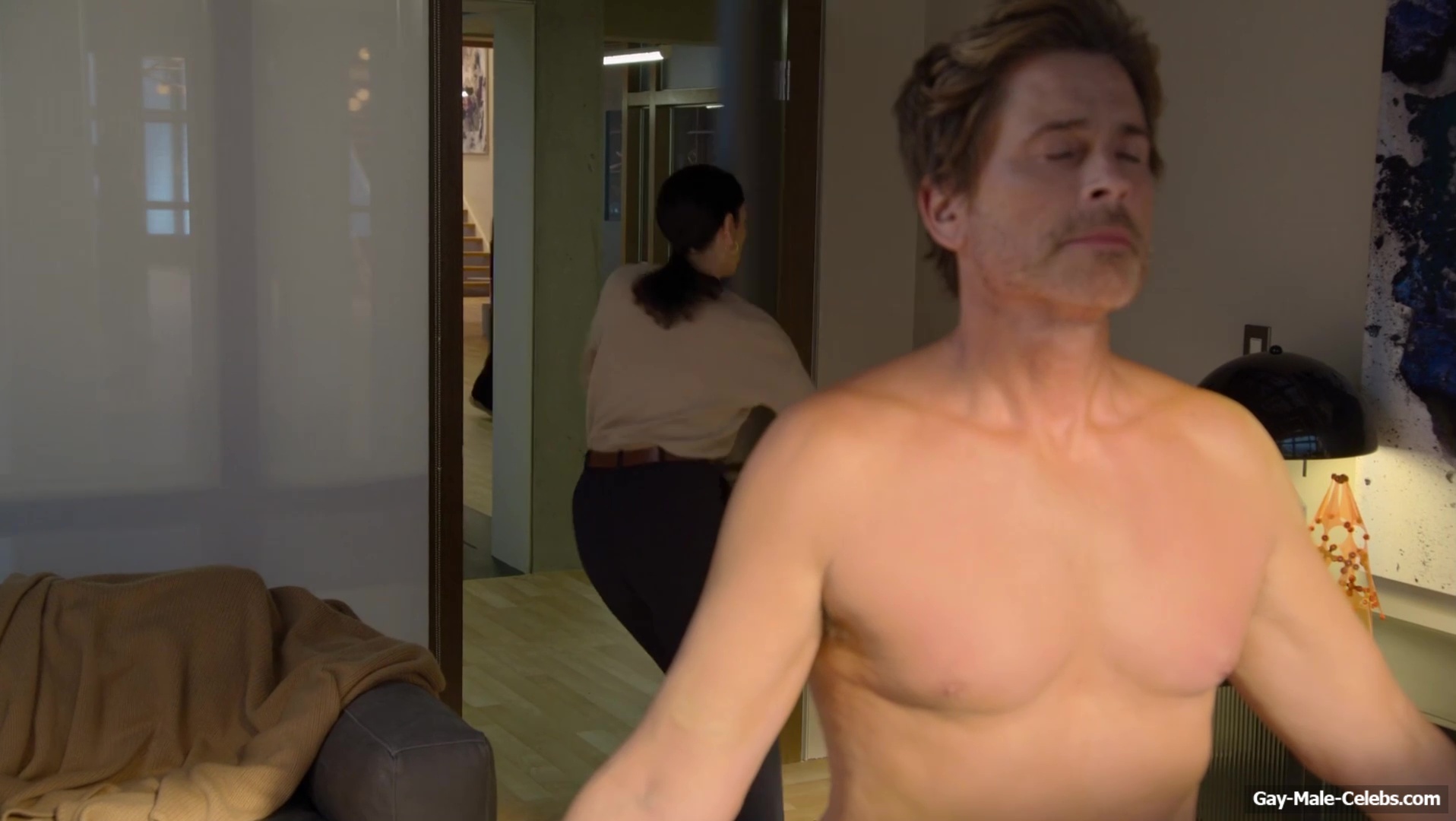 Rob Lowe shirtless