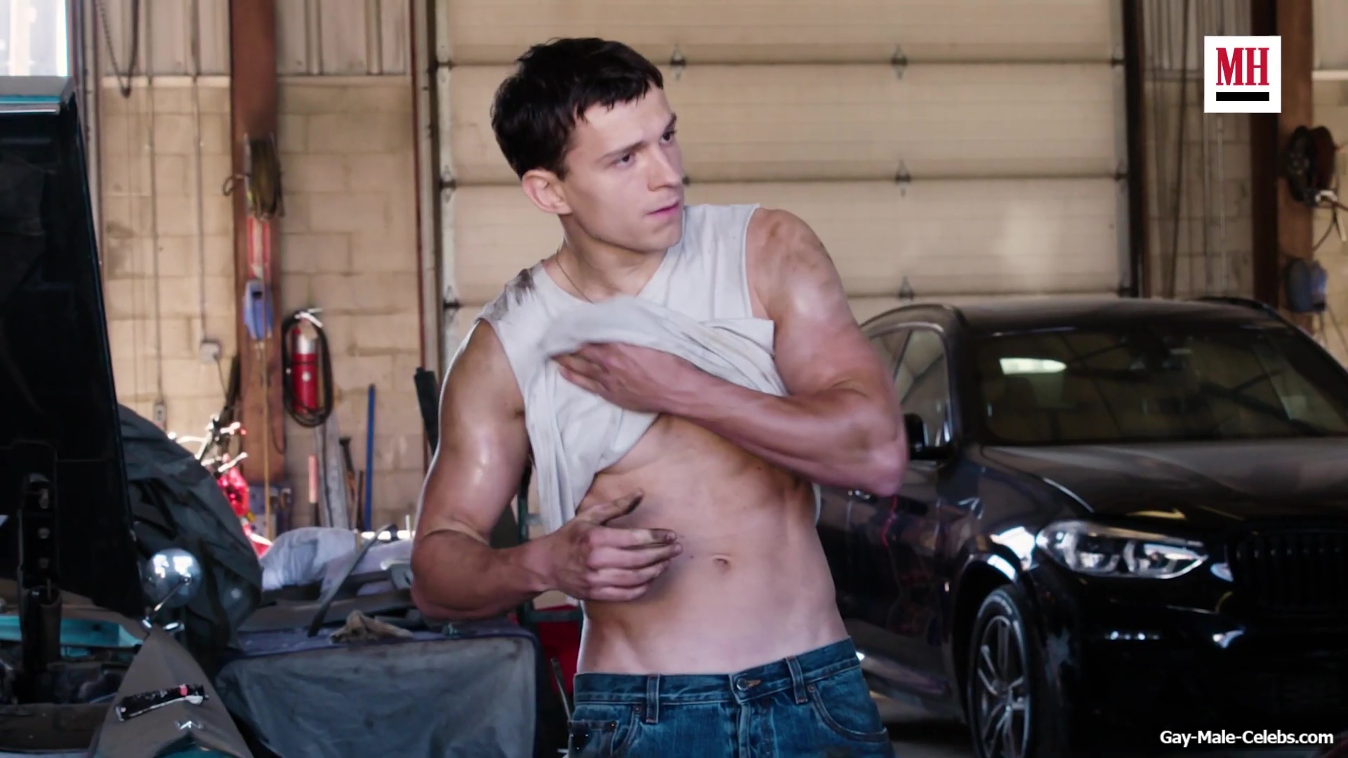 Tom Holland erotic male celeb