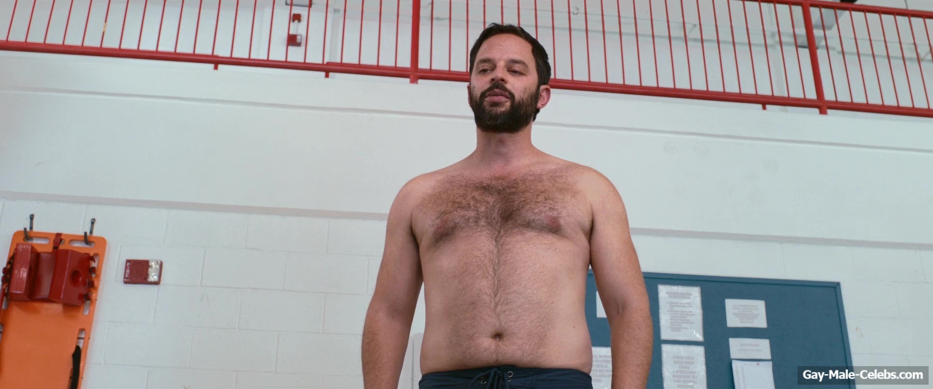 Nick Kroll Shirtless And Sexy in My Blind Brother