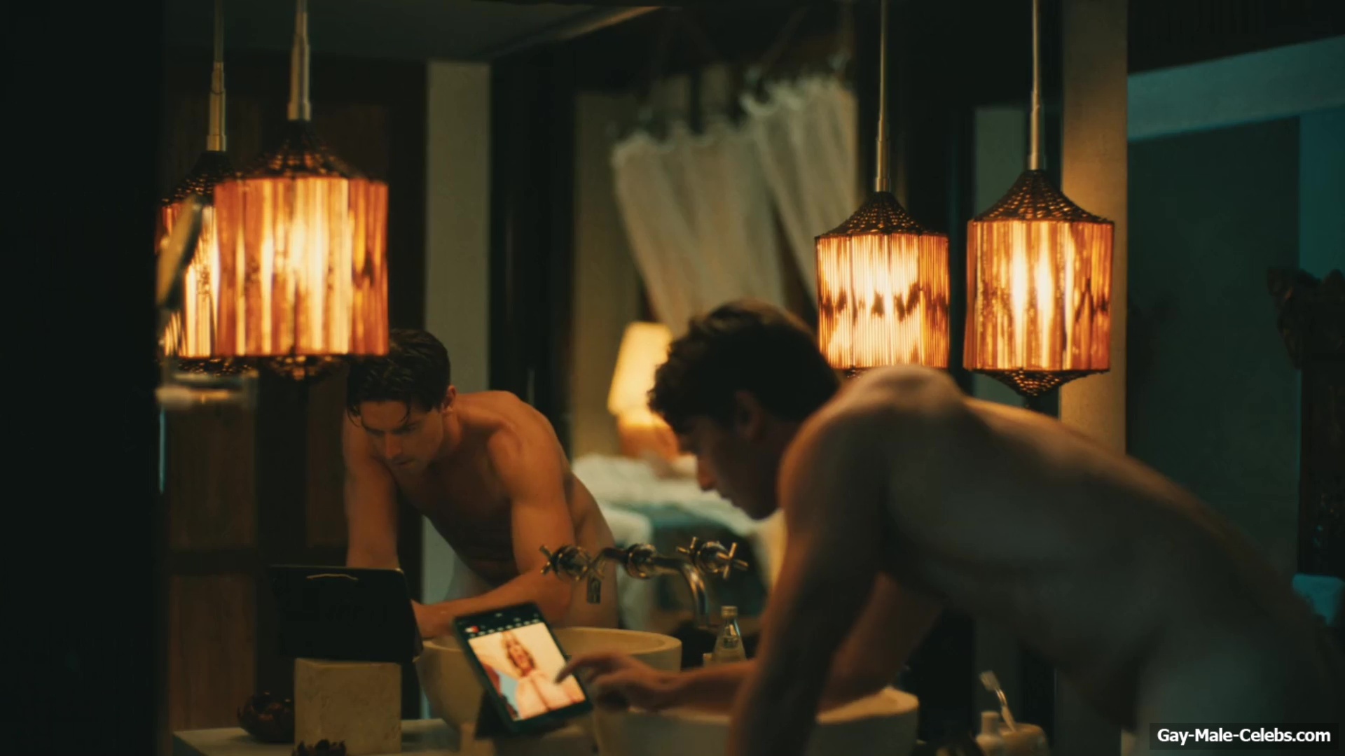 Patrick Schwarzenegger Nude Dick Moment in The White Lotus