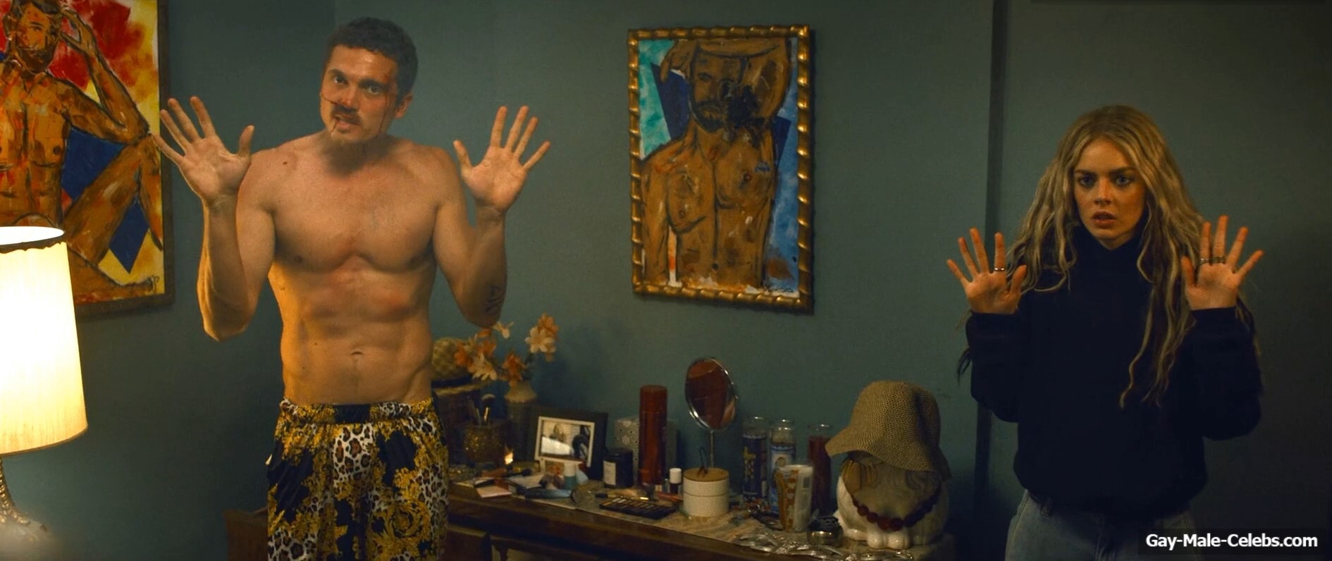 Karl Glusman cock bulge