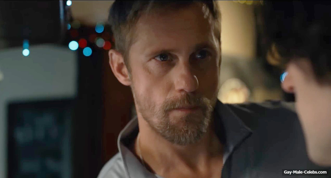 Alexander Skarsgrd and Harry Melling in Pillion