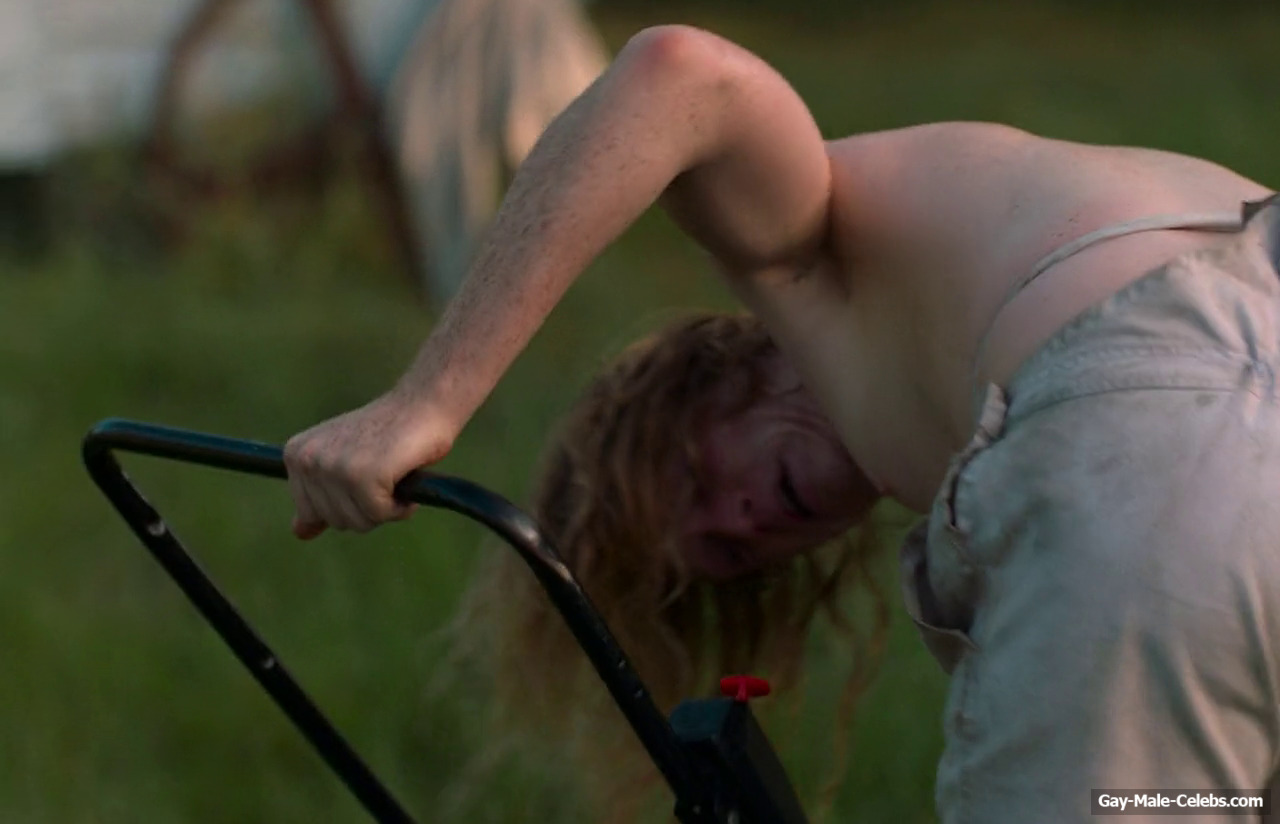 Caleb Landry Jones nude in Nitram