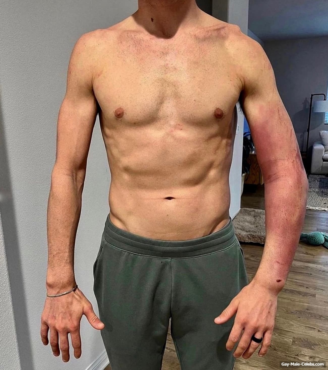 Cameron McAdoo shirtless