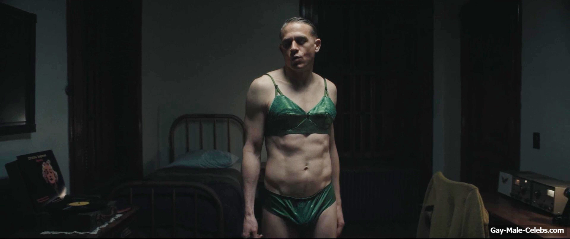 Charlie Hunnam bulge in Monster The Ed Gein Story