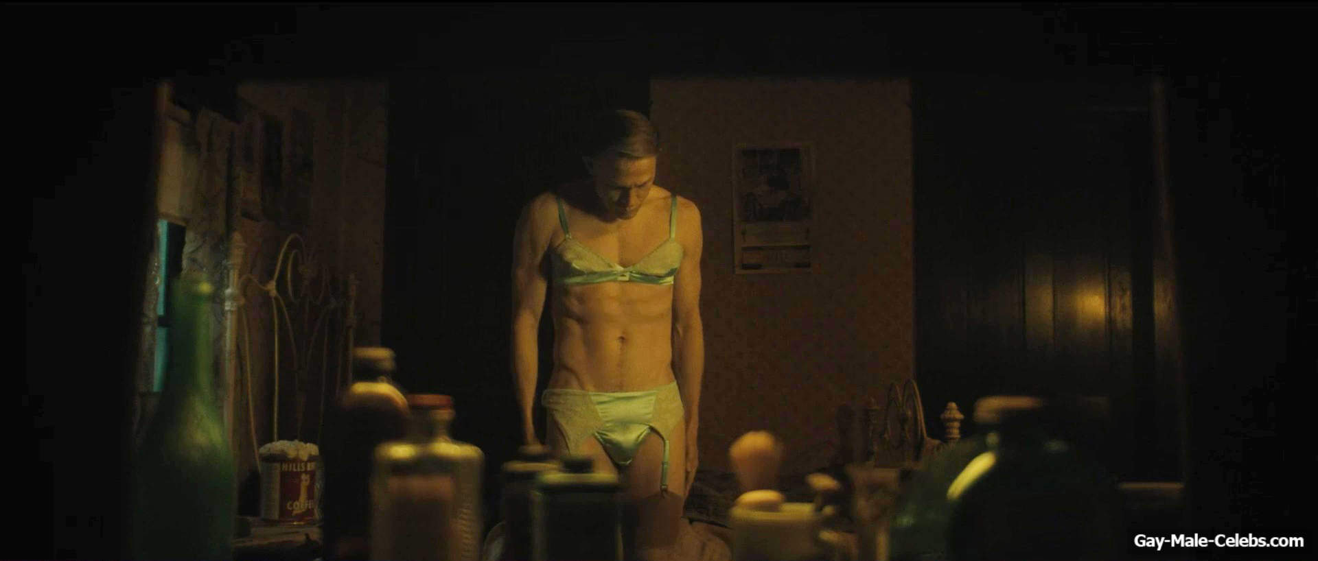 Charlie Hunnam bulge in Monster The Ed Gein Story