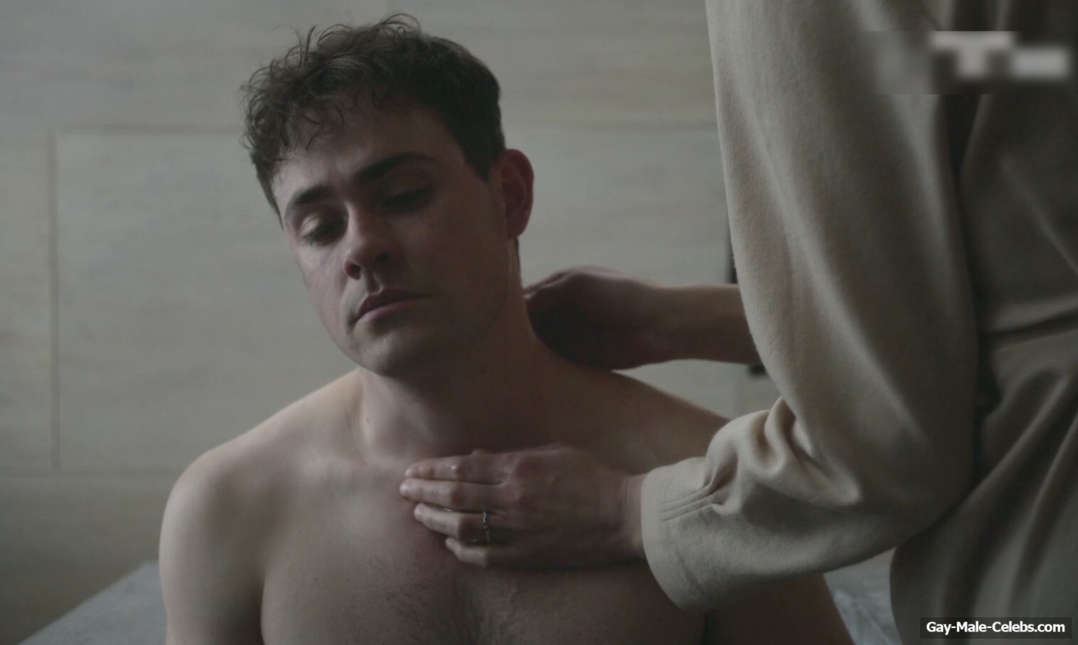 Dacre Montgomery naked in Went Up the Hill