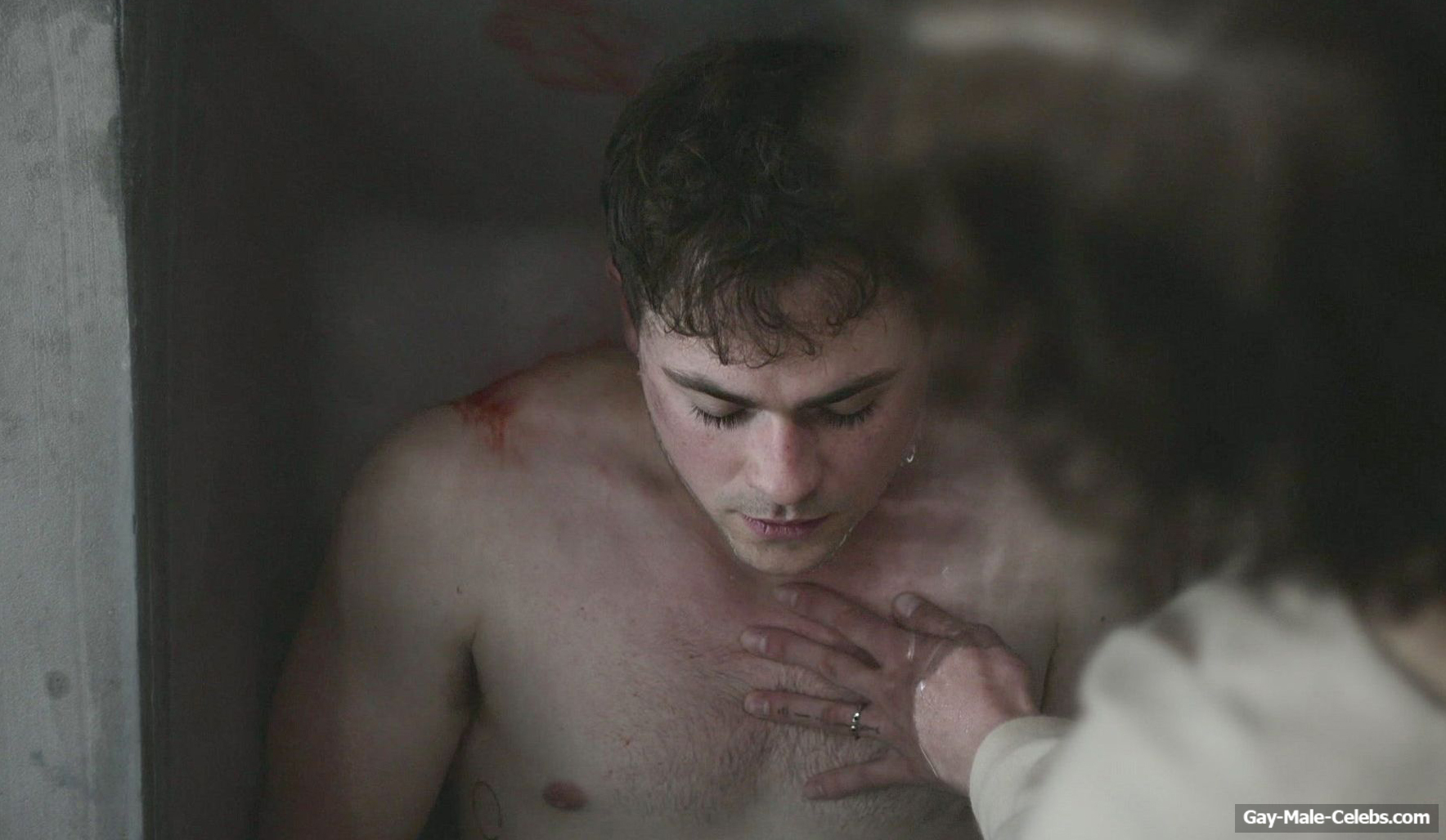 Dacre Montgomery naked in Went Up the Hill