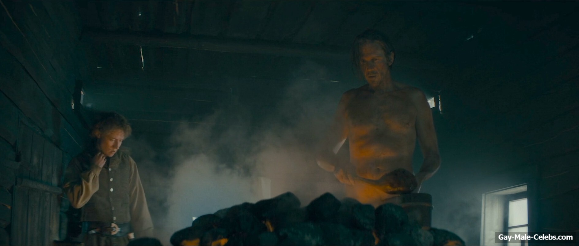 Gustaf Skarsgrd naked in To Cook a Bear