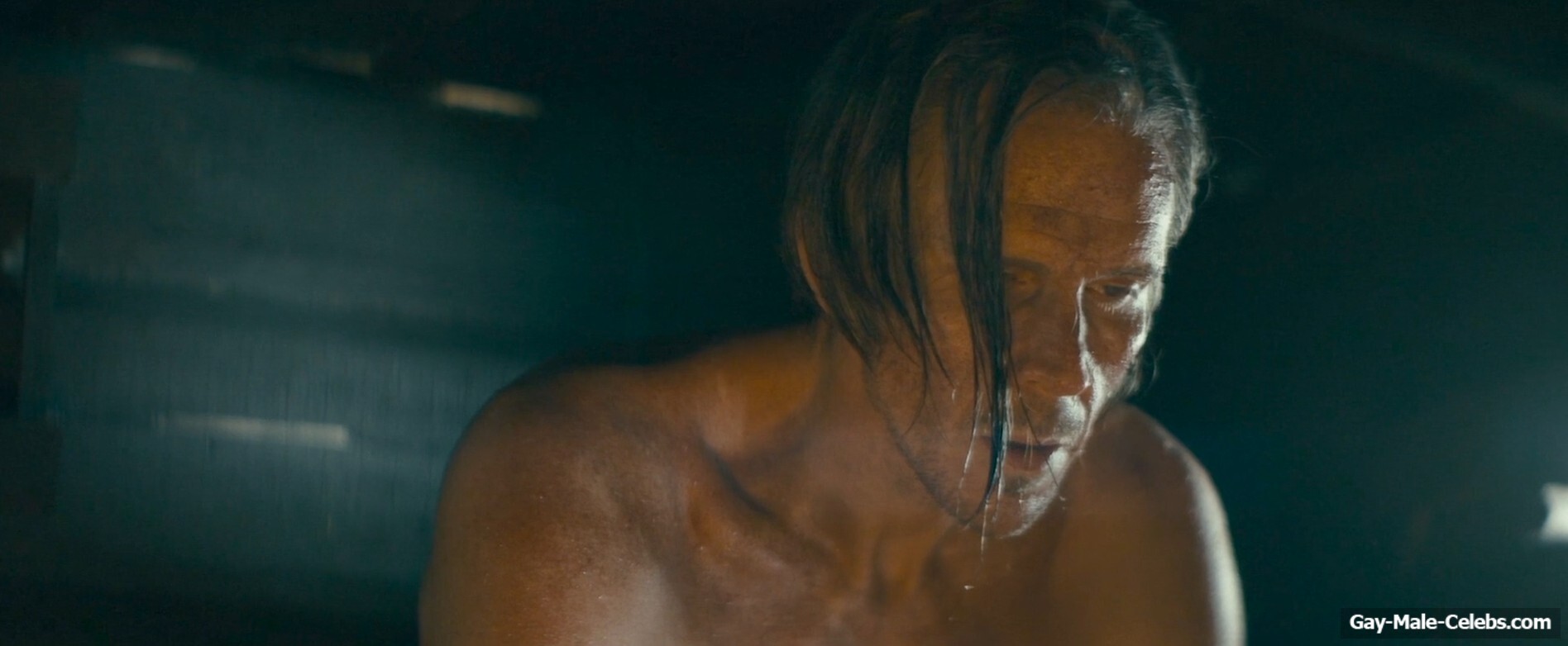 Gustaf Skarsgrd naked in To Cook a Bear